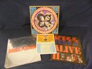 3 KISS Classic Rock Albums Vinyl LP Double Platinum Alive II Rock Roll Over Live