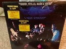 CROSBY STILLS NASH YOUNG 4 way street  PROMO sticker LP Neil Steve David Graham