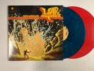 FLAMING LIPS At War With The Mystics 2xLP 49966-1 US 2006 VG++ RED+BLUE VINYL 8E