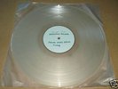 AC/DC Thunderstruck UK one-off white label clear vinyl 12