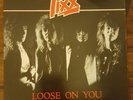 Lixx - Loose On You LP. Nr MINT. Signed/messages for Blaze Iron Maiden RARE