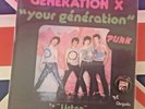 GENERATION X YOUR GENERATION FRENCH SLEEVE (reissue) + BADGE Clash Sex Pistols