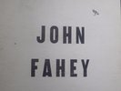 Rare John Fahey	Blind Joe Death Limited pressing LP	c1002