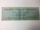 OKeh record store poster - Arcadia Peacock Orchestra - OKeh 40254 & 40264