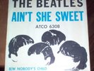 The Beatles Ain't She Sweet Picture Sleeve & 45 ATCO Vintage Original Single