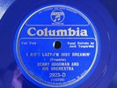 BENNY GOODMAN JACK TEAGARDEN  1934 Blue wax Columbia 78 E+ Teddy Wilson