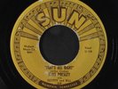 ELVIS PRESLEY: That's All Right / Blue Moon Of Kentucky 45 (repro, some lbl fla