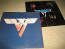Van Halen Self Titled and Van Halen II Vinyl Record Albums
