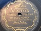 Victor Scroll 20964 Gene Austin My Blue Heaven / Thinking About Me E/E 78 RPM