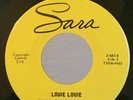 Garage Rockabilly 45 Robin and The Batmen Louie Louie on Sara HEAR VG++
