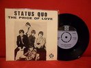 1969 STATUS QUO The Price Of Love 7/45 NMINT PORTUGAL  PS UNIQUE COVER