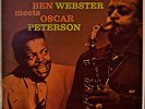 BEN WEBSTER MEETS OSCAR PETERSON-NM1981LP FRENCH IMPORT RAY BROWN/ED THIGPEN