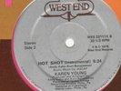 Karen Young Hot Shot PINK Vinyl Single 12inch West End Records