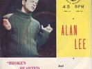 Alan Lee Broken Hearted Baby / You Are So Beautiful Vinyl Single 7inch Jen-D