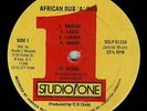 DUB SPECIALISTS-african rub a dub   studio 1 LP   (hear)   reggae  dub