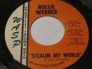 ROLLIE WEBBER Stealin' My World/Cotton Fields Rockabilly Bopper 45 WASP