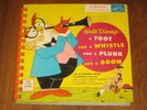 1953 Disney's Toot Whistle Plunk Boom, 4 78RPM Records Little Nipper Storybook