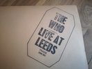 The Who LP Live at Leeds UK Track 1st press Black Text cover 12 inserts A1 B1