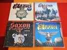 SAXON HEAVY METAL LP VINYL RECORD LOT: CRUSADER, STRONG ARM OF THE LAW, BEST