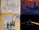 4 x Vinyl LP PINK FLOYD Relics More Dark side of the moon Poster Wish you were