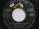 Hear  Rock & Roll Living Stereo 45 Elvis Presley - Are You Lonesome Tonight? / I