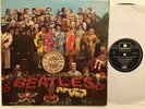 THE BEATLES Sgt Peppers Single Boxed EMI Mono Black/Silver LP