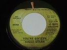 Beatles Ringo Starr You’re Sixteen APPLE 45 RPM PROMO RECORD