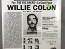 Willie Colon - Wanted By The FBI/The Big Break LP NEW