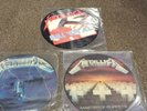 3 Metallica Kill 'Em All + Ride the Lightning + Puppets Picture Disc Vinyl Lp