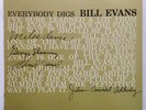 BILL EVANS Everybody Digs US 1959 og RIVERSIDE 291 mono SAM JONES Philly Joe