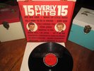 THE EVERLY BROTHERS Rare Vinyl Lp FIFTEEN EVERLY HITS 1962 Cadence Stunning