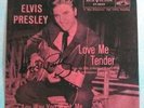 Elvis Presley 1956 Pink Promo Signature Love Me Tender 45 RCA 47-6643 Record VG+