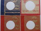 4 Original Factory Company 45 RPM Sleeve - 3 Modern and 1 RPM - No Records