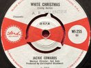 JACKIE EDWARDS - White Christmas rare ISLAND 45 superb
