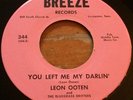Leon Ooten -You Left Me My Darlin- Hillbilly Bop 45 on Breeze - Hear