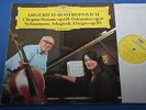 Argerich Rostropovich Chopin Schumann Cello Sonatas DGG Stereo 70s NM
