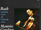 MAURICE GENDRON  BACH 6 Suites for Unaccompanied Solo Cello Philips 835272AY 3LP