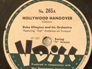 78tk-swing dance--12 inch- V-DISC 265 Duke Ellington Sam Donahue