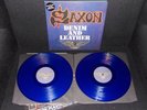 SAXON Denim and Leather VINYL 2LP Blue Back on Black BOBV288LP Biff