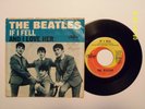 Beatles If I Fell/And I Love Her Vinyl Capitol 45 rpm Picture Sleeve East VG+