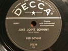 Rockabilly 78 Red Sovine - Juke Joint Johnny DECCA Grady Martin KILLER
