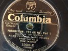 Columbia 15632D McMichen-Puckett-Stokes PROHIBITION YES OR NO  78 rpm 1930 E