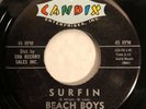 Rare Surf 45 The Beach Boys Surfin / Luau CANDIX