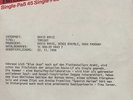 DAVID BOWIE: Tonight (´84 / orig. German 7
