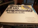 lp fabrizio de andrè: storia di un impiegato - anno 1973 - pa/lp49