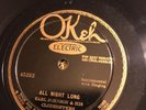 COUNTRY EARL JOHNSON CLODHOPPERS Okeh 45383 All Nite Long/N** in Woodpile E/E-
