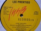Lee Prentiss Love This Way Vinyl Single 12inch MSB Records, Ltd.