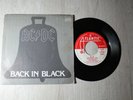 AC/DC - BACK IN BLACK    SINGLE ESPAÑOL 1981 HISPAVOX