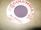 MARTY ROBBINS El Paso (short / long) 45 COLUMBIA PROMO RARE