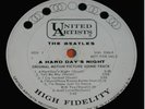BEATLES  A HARD DAYS NIGHT UNITED ARTISTS PROMO WHITE LABEL UAL 3366